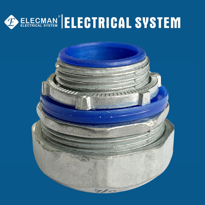 Insulated Liquid Tight Connector Straight Type Zinc 3/4" UL Listed