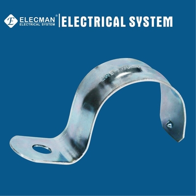 Galvanized Steel EMT Strap One Hole Type 1-1/2" EMT Conduit Strap