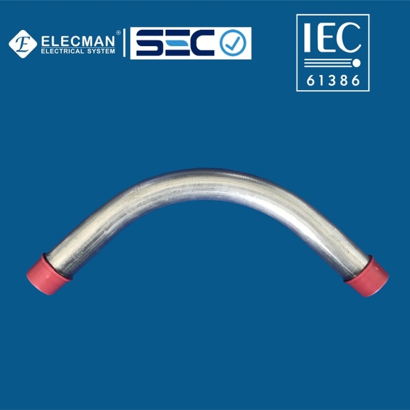 Threaded IEC 61386 Conduits Rigid Elbow 90 Degree Carbon Steel