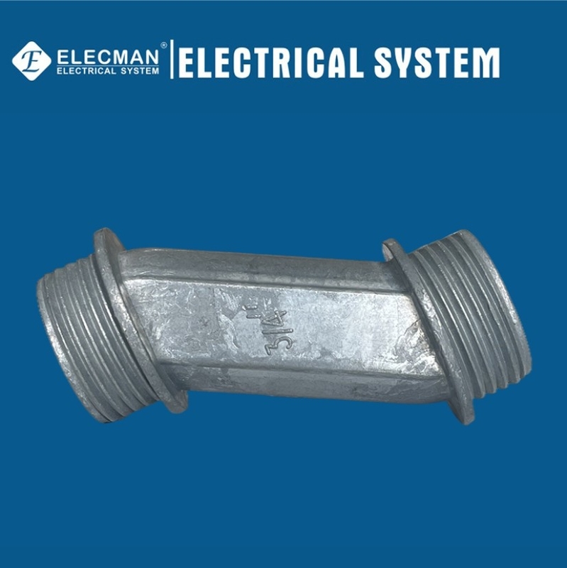 Zinc IMC Rigid Conduit Fittings Offset Nipple 1/2" - 2"