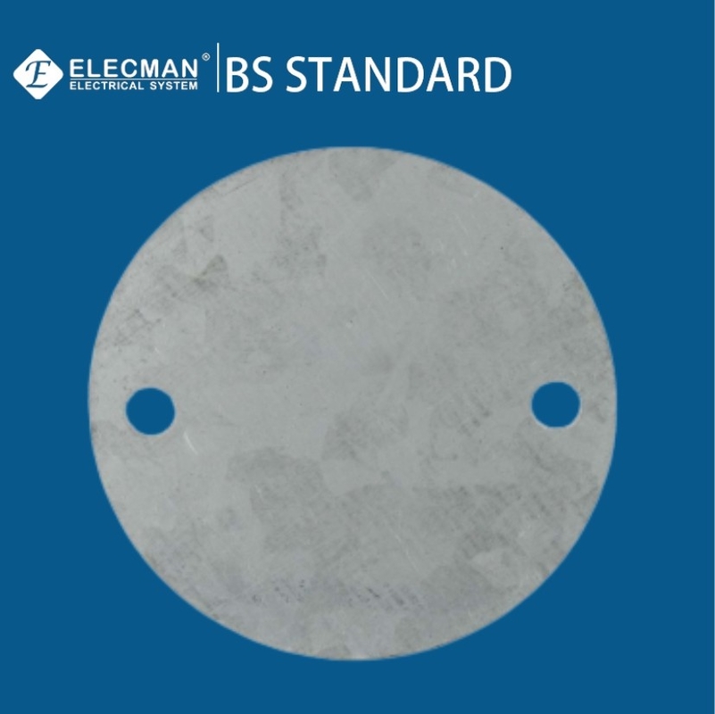 20mm-32mm Malleable Iron And Steel Fittings Circular Electrical Box Cover