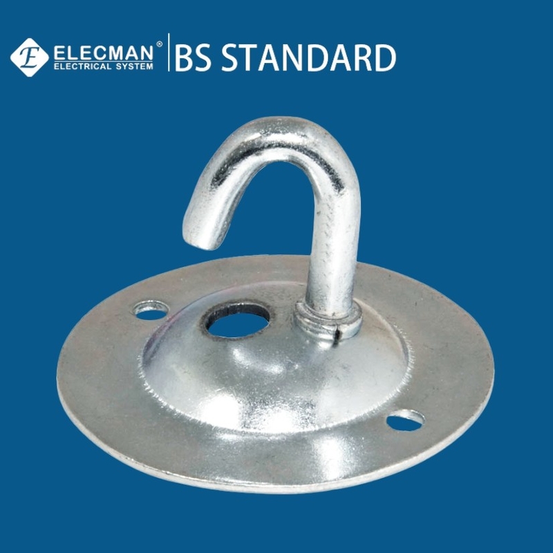 Galvanised Malleable Iron And Steel Fittings Conduit Hook Plate 20mm