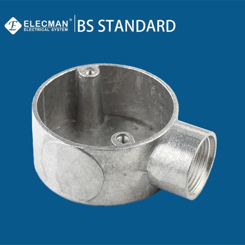 BS4568 20mm-32mm Aluminum Terminal Outlet Box One Way Type