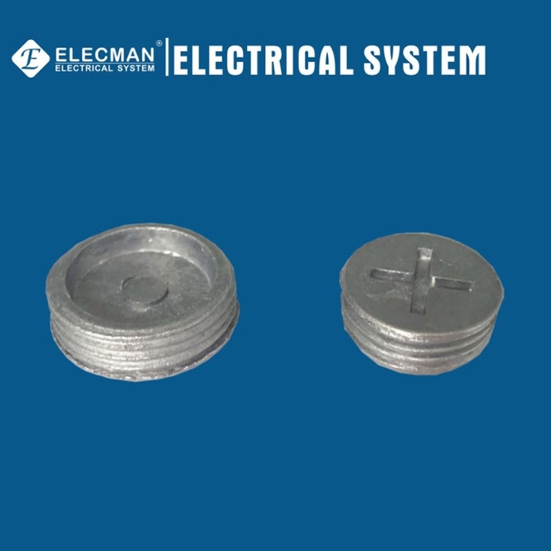 1/2" - 1" Round Outlet Box Weatherproof Closure Plugs Aluminum