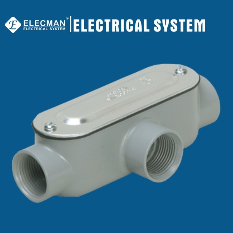 2" Threaded T Type Aluminum Conduit Bodies IMC Rigid Conduit Bodies