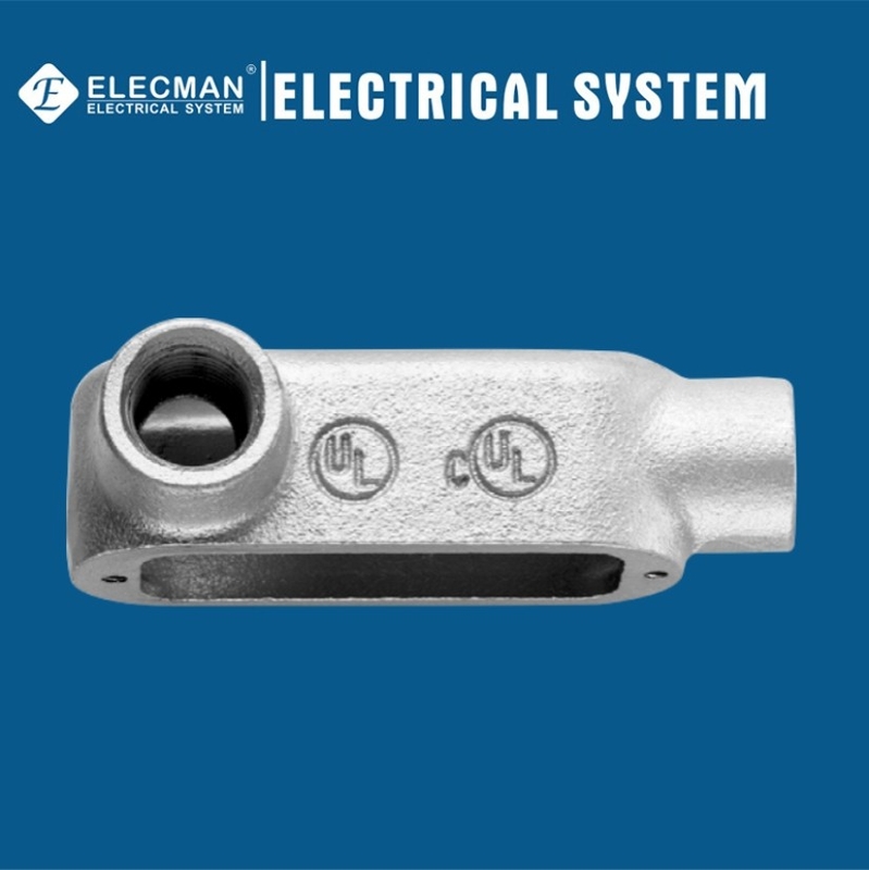 IMC Rigid Form 5 Condulet Malleable Iron Threaded LL Conduit Body 4"