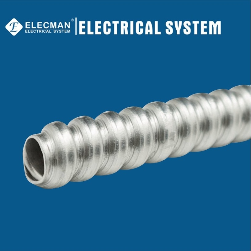 Galvanized Steel Reduced Wall Flexible Steel Conduit Flexible Electrical Hose 3/4 Inch