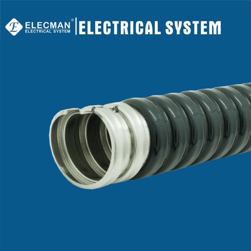 PVC Coated GI Flexible Electrical Hose Black Metal Hose UL Standard 3/4 Inch
