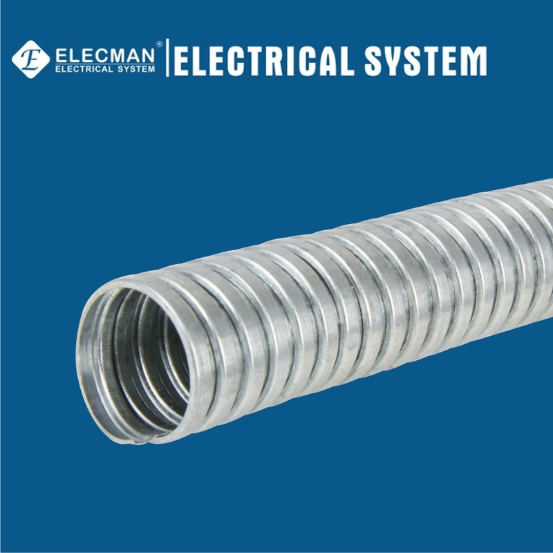 1/4" - 6" GI Steel Metallic Flexible Conduit Hose UL Standard