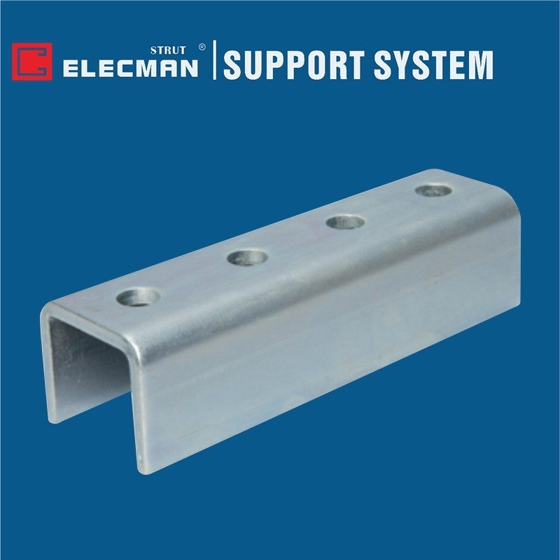 Galvanized Steel 4 Hole Splice Strut Clevis Fittings For Channel