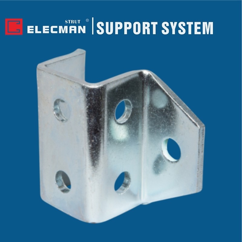Metal Galvanized Stainless Steel Strut U Bracket 8 Hole