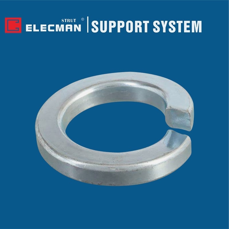 Single Coil Spring Strut Fasteners Metric Lock Washers Galvanized Carbon Steel