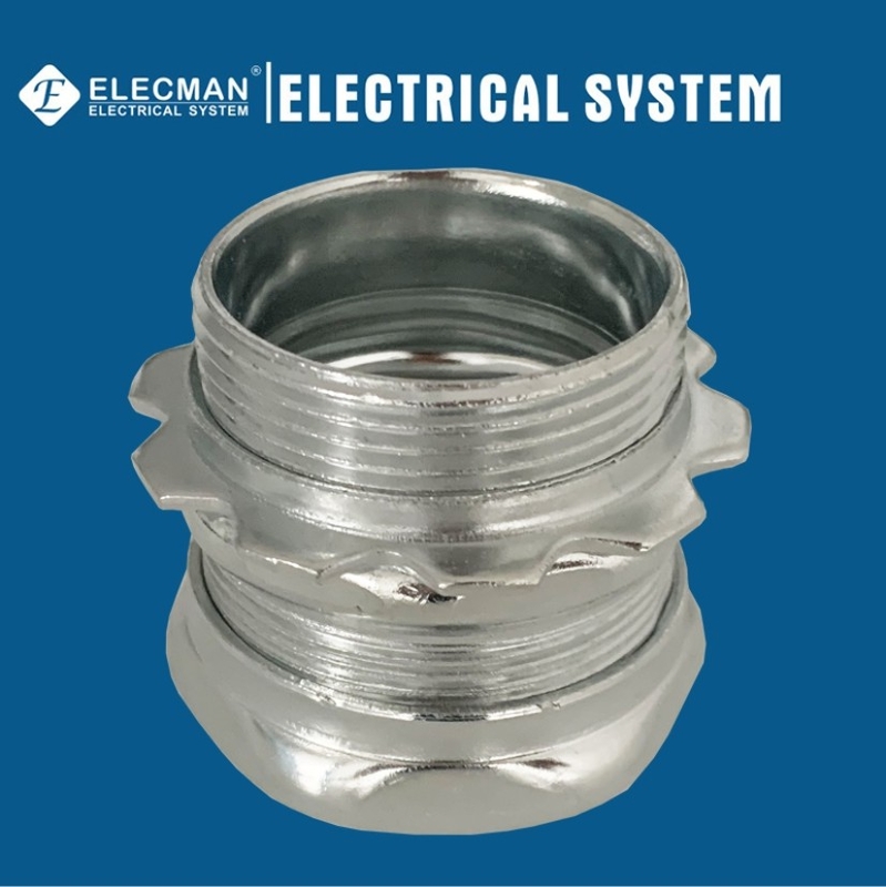 Non Insulated Compression Type Steel EMT Pipe Connectors 1/2" - 4"