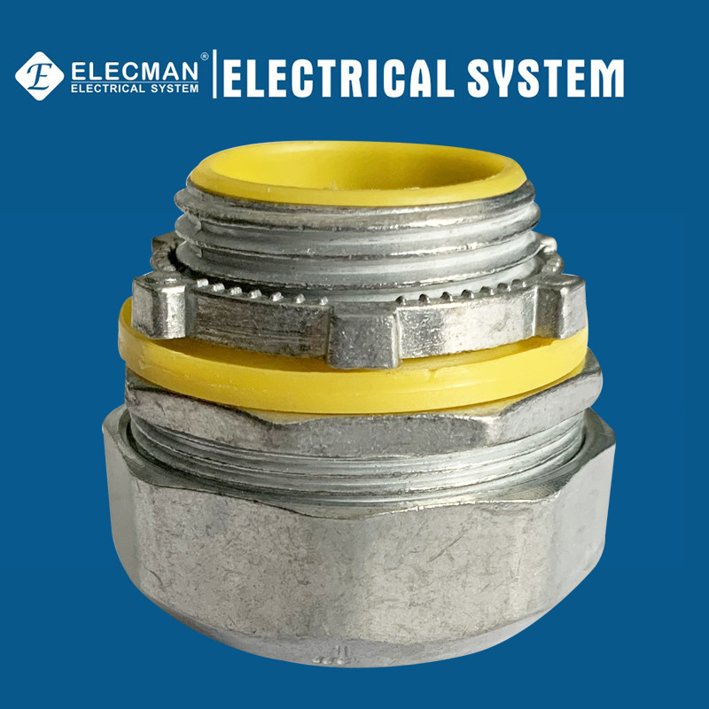 Zinc Straight Liquid Tight Connector 1 Inch