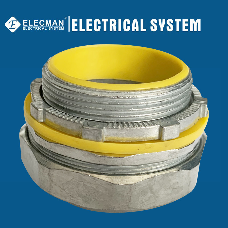 Zinc Straight Liquid Tight Connector 2 Inch