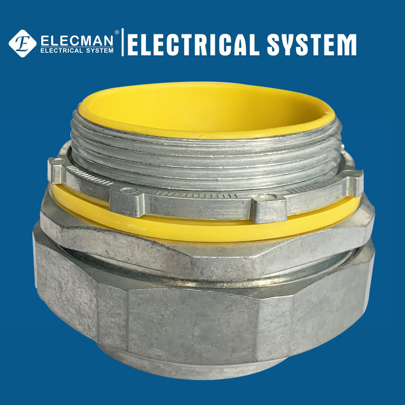 Zinc Straight Liquid Tight Connector 3 Inch