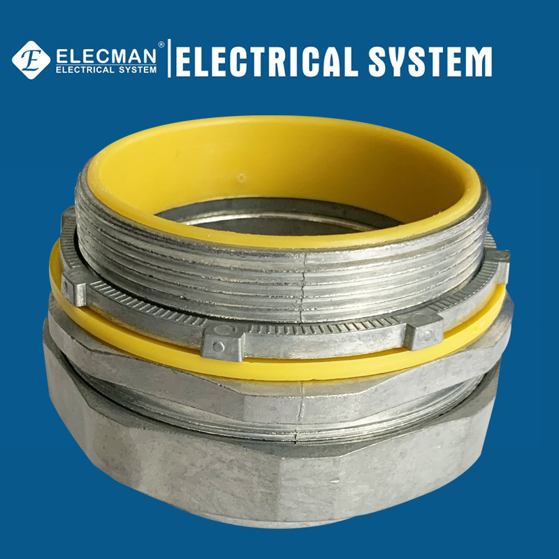 Zinc Straight Liquid Tight Connector 4 Inch