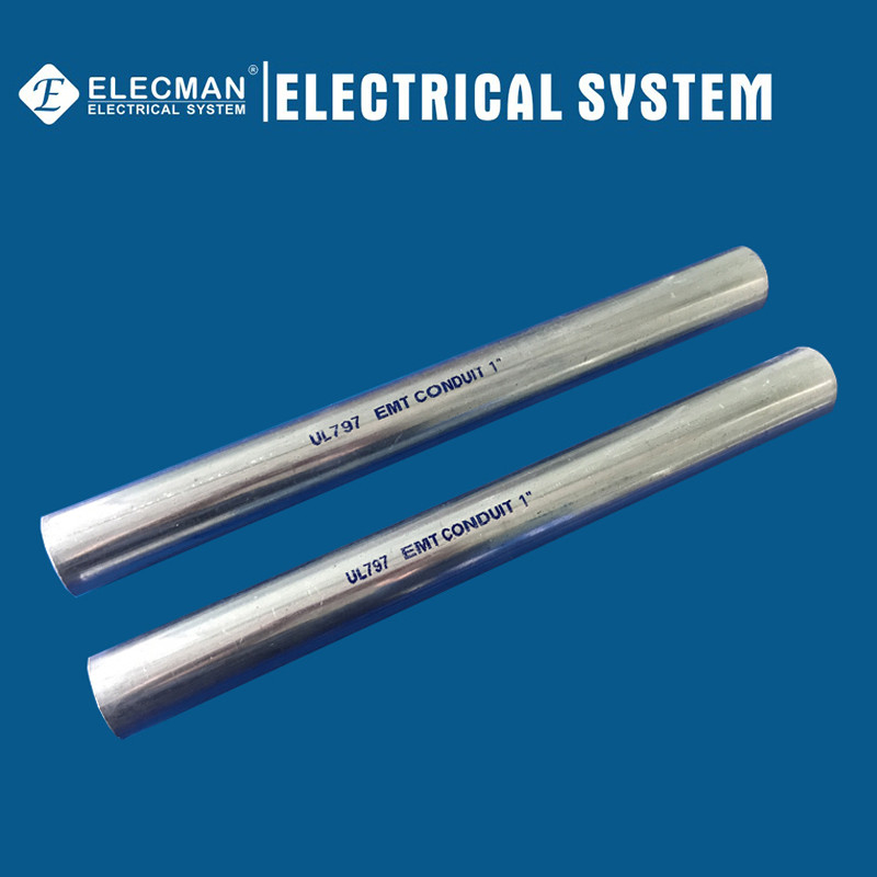 1" UL797 GI Electrical Metallic Tubing EMT Conduit EMT Pipe EMT Tube