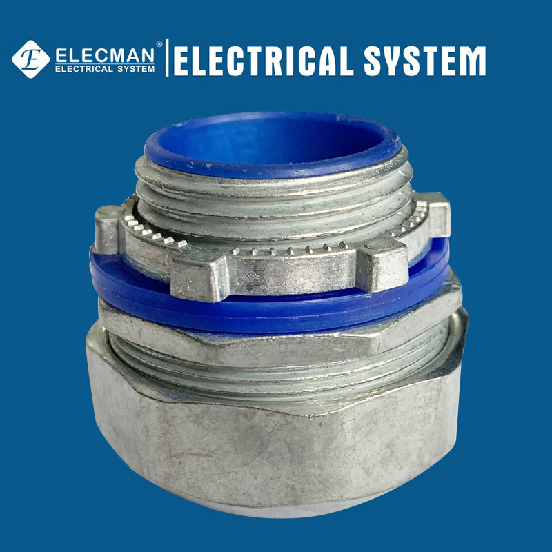 Zinc Die Cast 1 in. Straight Liquid Tight Flex Watertight Connector
